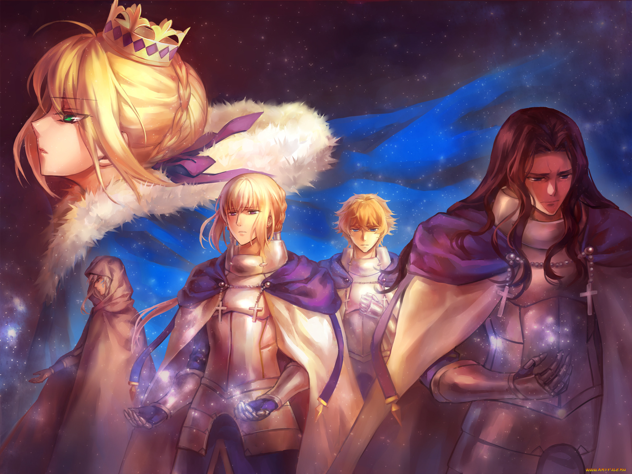, fate, zero, , , lancer, , saber, stay, night, , , , 